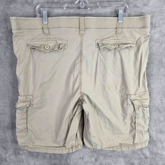 Mens Urban Pipeline Tan Cargo Shorts Cotton Blend Stretch 11" Inseam Size 40 - Picture 6 of 10